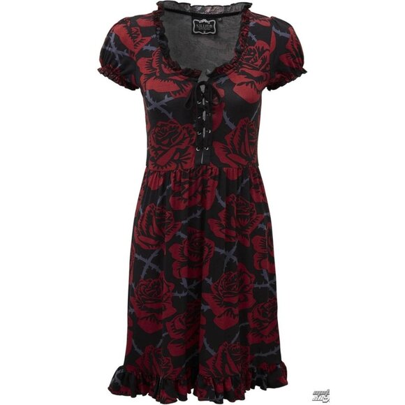 KILLSTAR Eden Doll lush stretch jersey floral dress - Picture 2 of 8